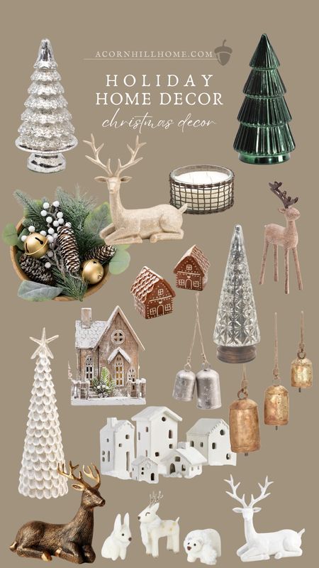 Holiday Christmas, home, Decour, gingerbread houses, Christmas trees, reindeer, brass bells

#LTKGiftGuide #LTKHoliday #LTKhome