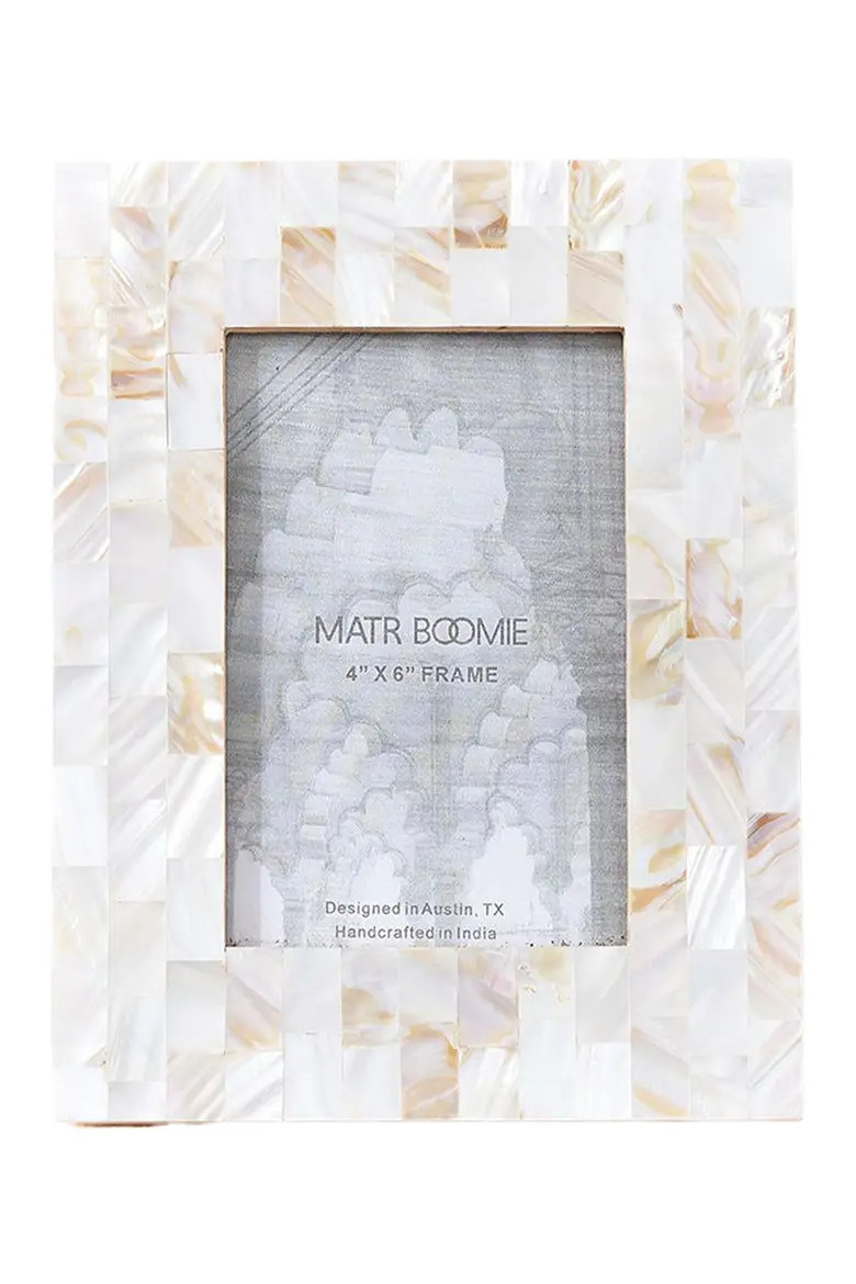 Chitra Mother of Pearl Picture Frame - Hand Carved Fair Trade | Nordstrom | Nordstrom
