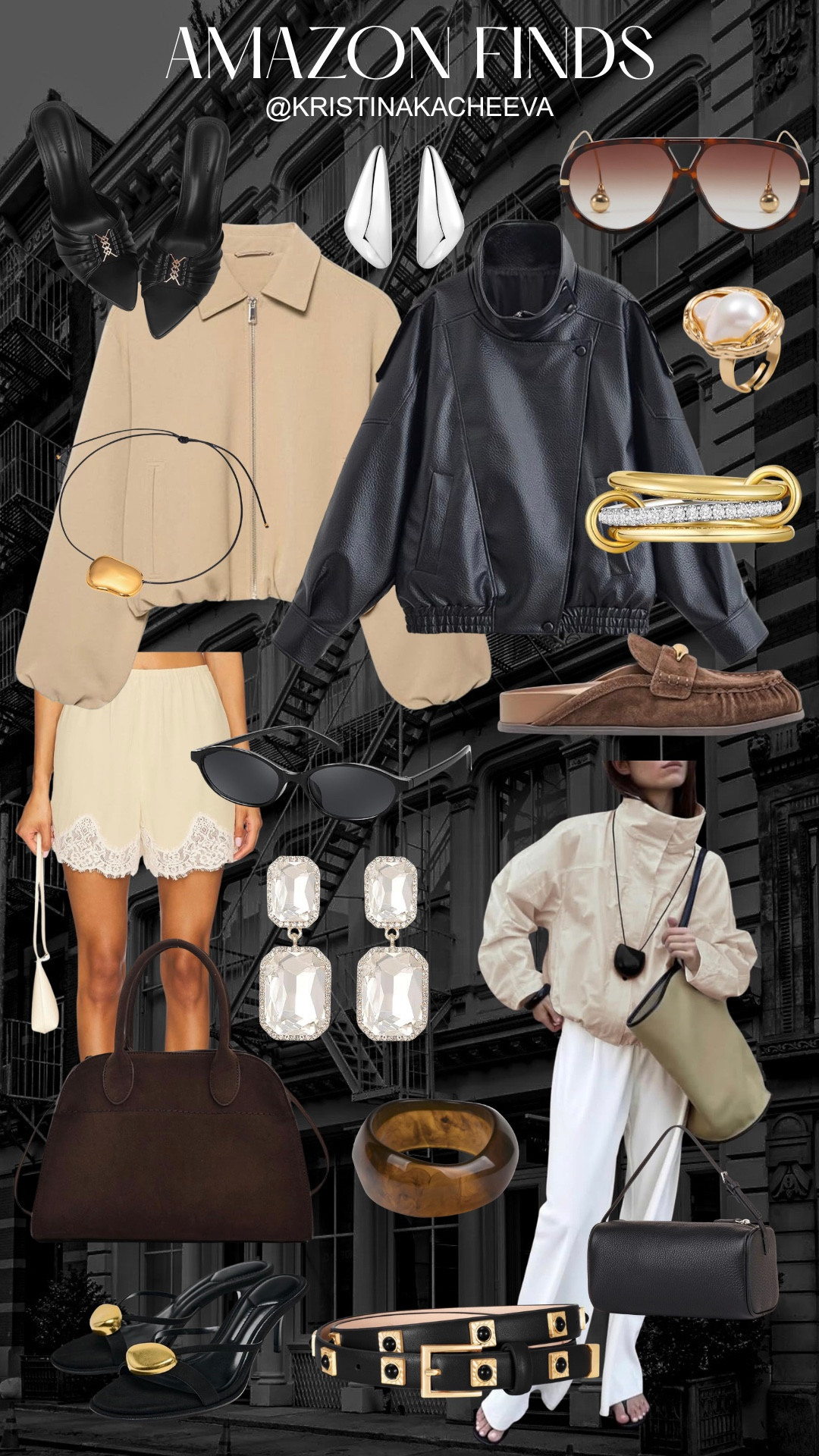 Latest Amazon fashion finds! Shop designer inspired jewelry, shoes, dresses, coats, suede jackets, sunglasses and other accessories for spring and summer 2026.

#amazonfashionfinds #designerinspired #gold #ring #bracelet #earrings #boots #suedejacket #loafers #trenchcoat #dress #watch #bag #springoutfits
#lace #shorts #interlockingring #aviators #sunglasses 


#LTKgrwm #LTKootd #LTKSeasonal #LTKSaleAlert #LTKWorkwear #LTKOver40