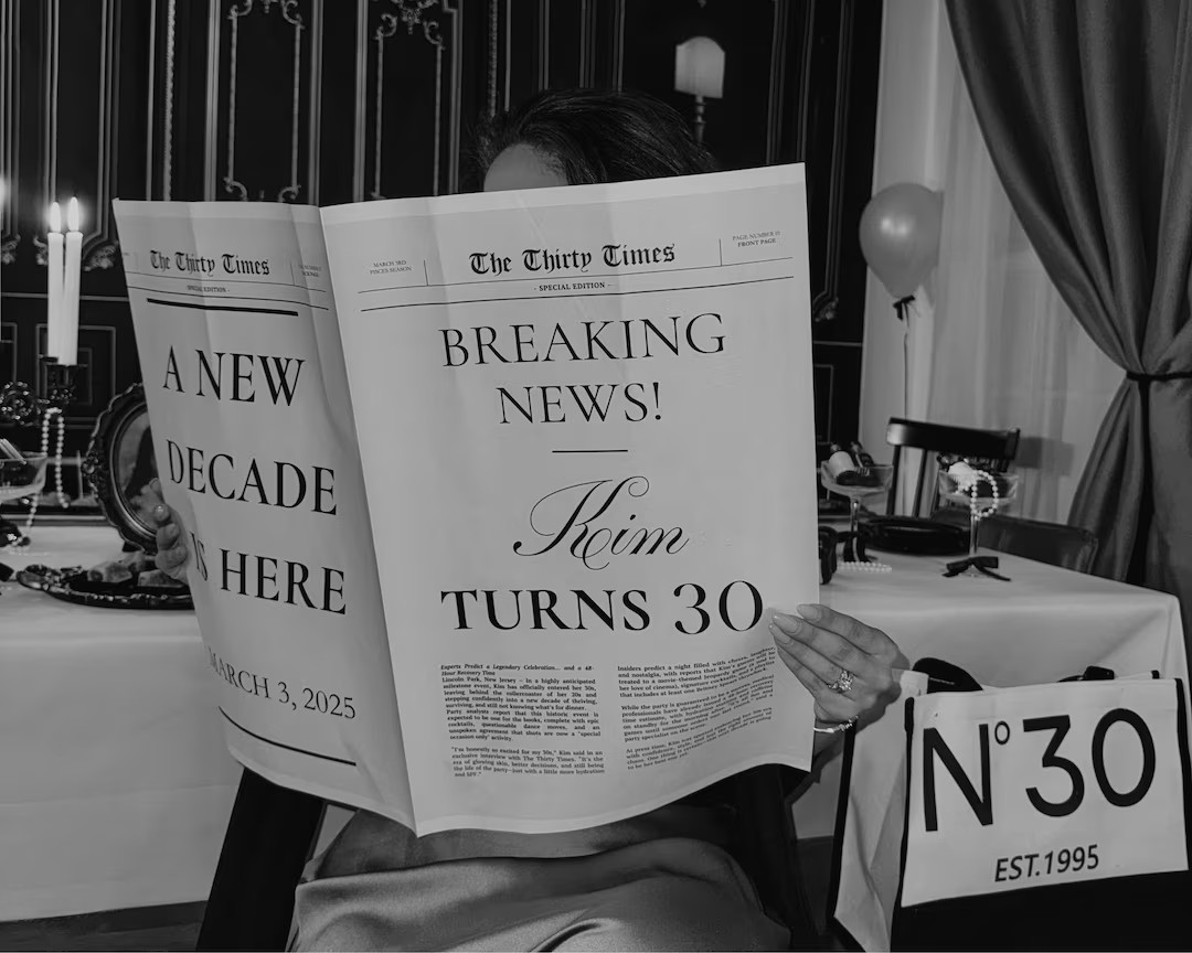 Large Birthday Newspaper Template, Milestone Birthday Announcement, Vintage Newspaper Party Decor... | Etsy (US)