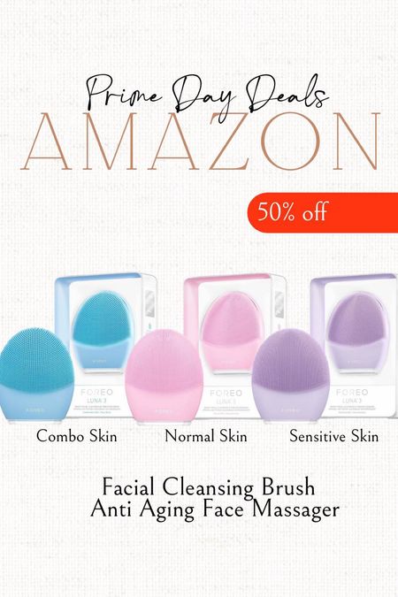 Amazon Prime Deals FOREO LUNA 3 Facial Cleansing Brush | Anti Aging Face Massager | Enhances Absorption of Facial Skin Care Products | For Clean & Healthy Face Care | Simple & Easy | Waterproof

#LTKsalealert #LTKxPrimeDay #LTKstyletip