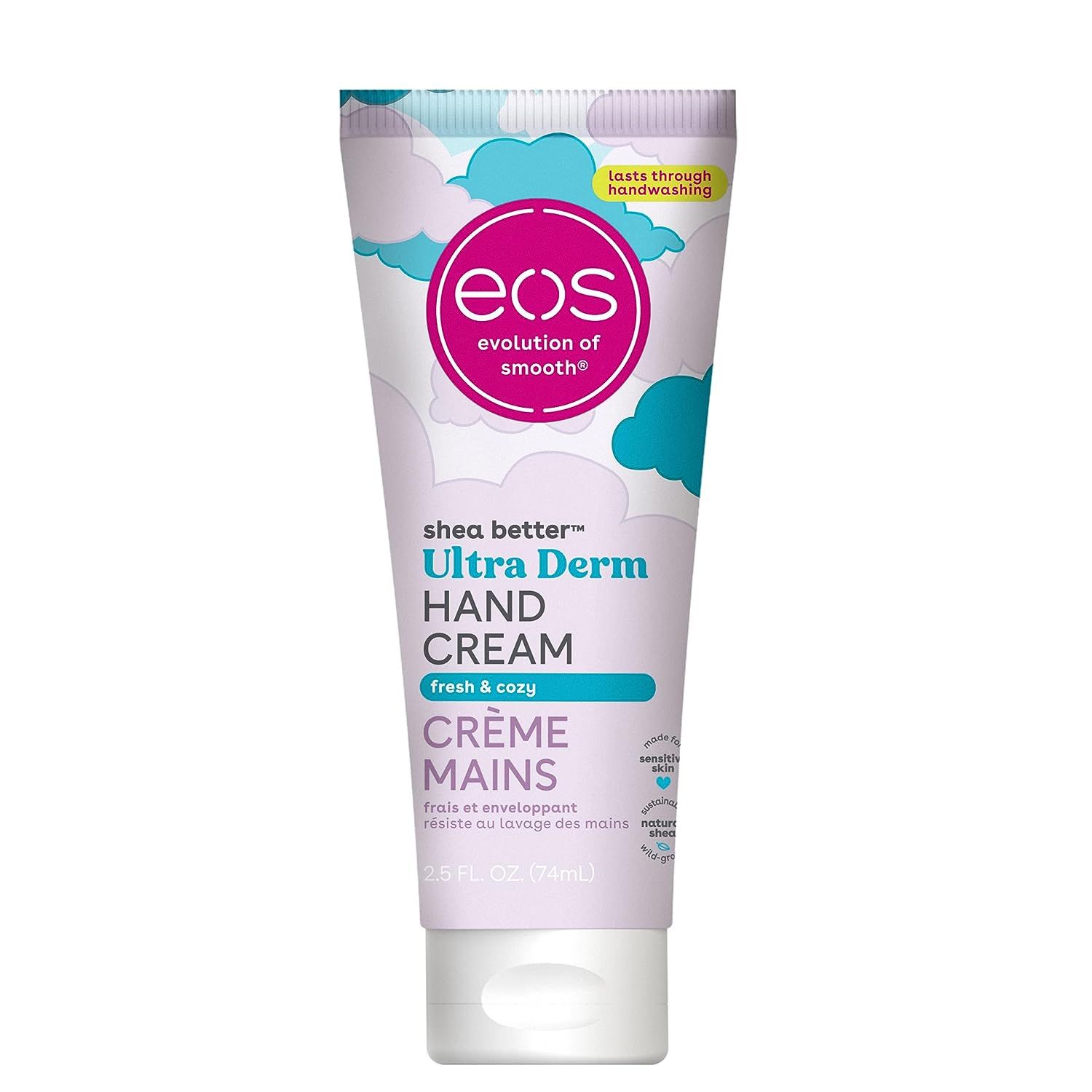 eos Shea Better Hand Cream- Fresh & Cozy, 24-Hour Moisture Skin Care, Lasts Through Hand Washing,... | Amazon (US)
