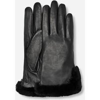 UGG® Leather Sheepskin Vent Glove for Women | UGG® EU in Black, Size Large, Leather/Polyester | UGG NL
