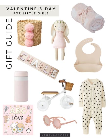 Valentine’s gift ideas for toddler and baby girls, little girls gifts, name puzzle, water bottle, valentines book, heart onesie, tricycle, blanket, baby sunglasses

#LTKbaby #LTKGiftGuide #LTKfamily