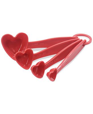 Martha Stewart Collection Heart Measuring Spoons, Created for Macy's & Reviews - Kitchen Gadgets ... | Macys (US)