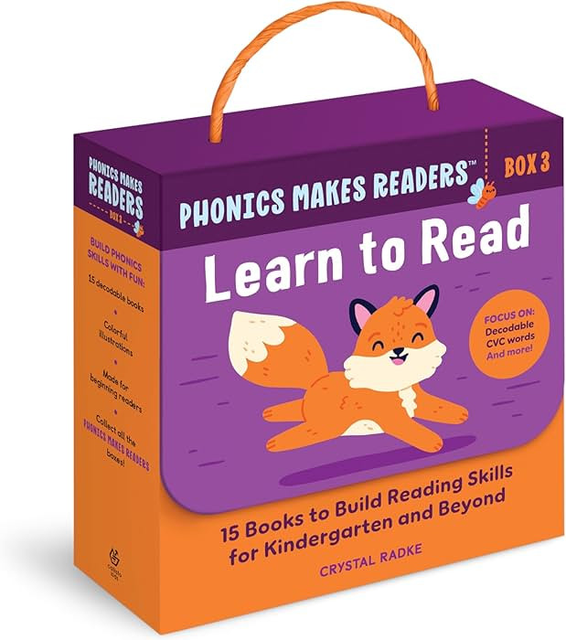 Phonics Makes Readers: Learn to Read Box 3: 15 Books to Build Reading Skills for Kindergarten and... | Amazon (US)