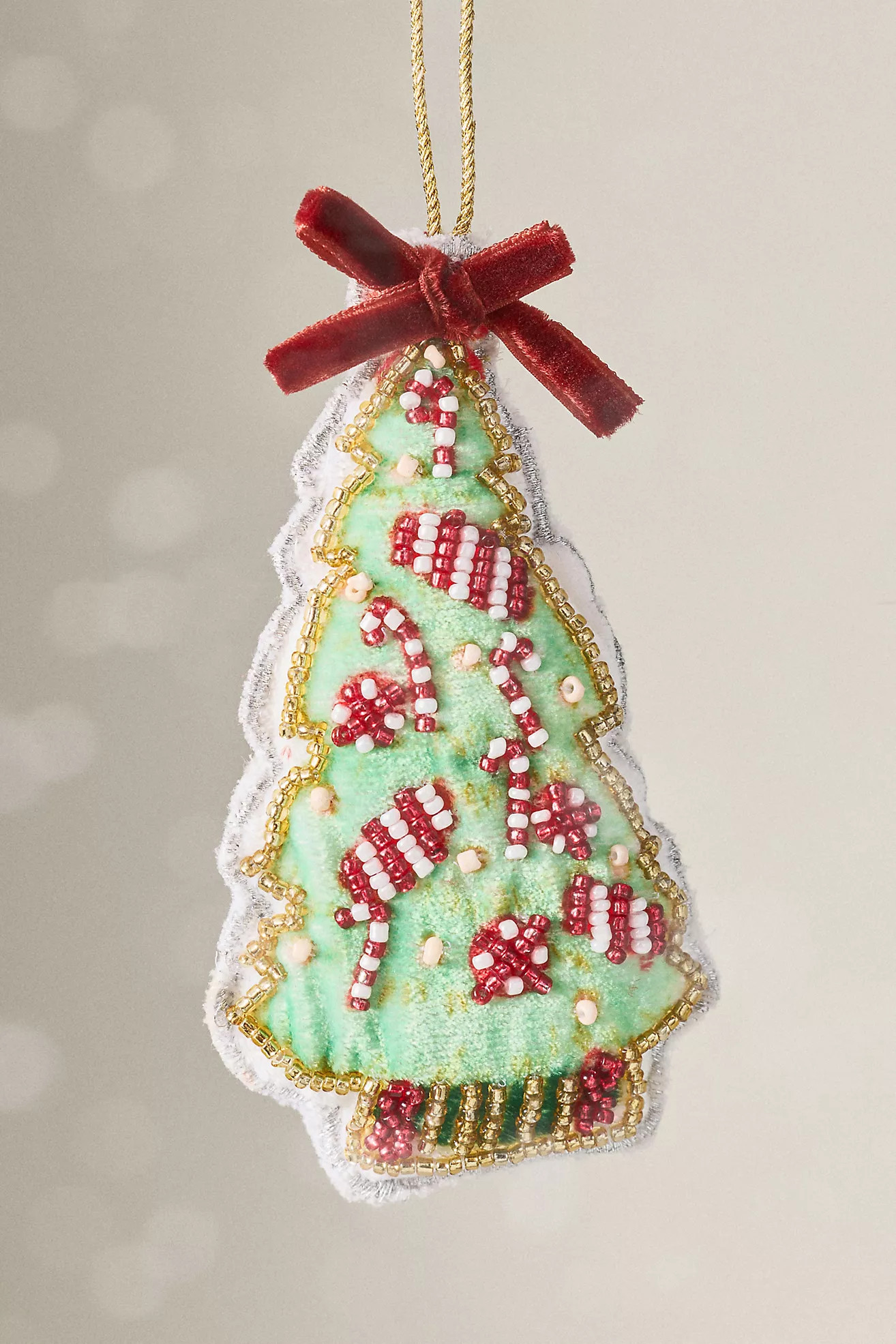Fabric Christmas Tree Ornament | Anthropologie (US)