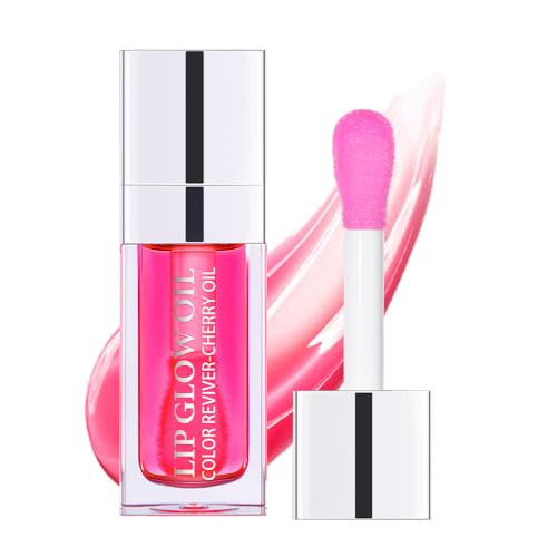 Hydrating Lip Oil, Moisturizing Lip Glow Oil, Plumping Lip Gloss Balm, Transparent Lip Gloss, Tinted Lip Balm Lip Care Long Lasting Nourishing Repairing Lightening Lip Lines (007#RASPBERRY) | Amazon (US)