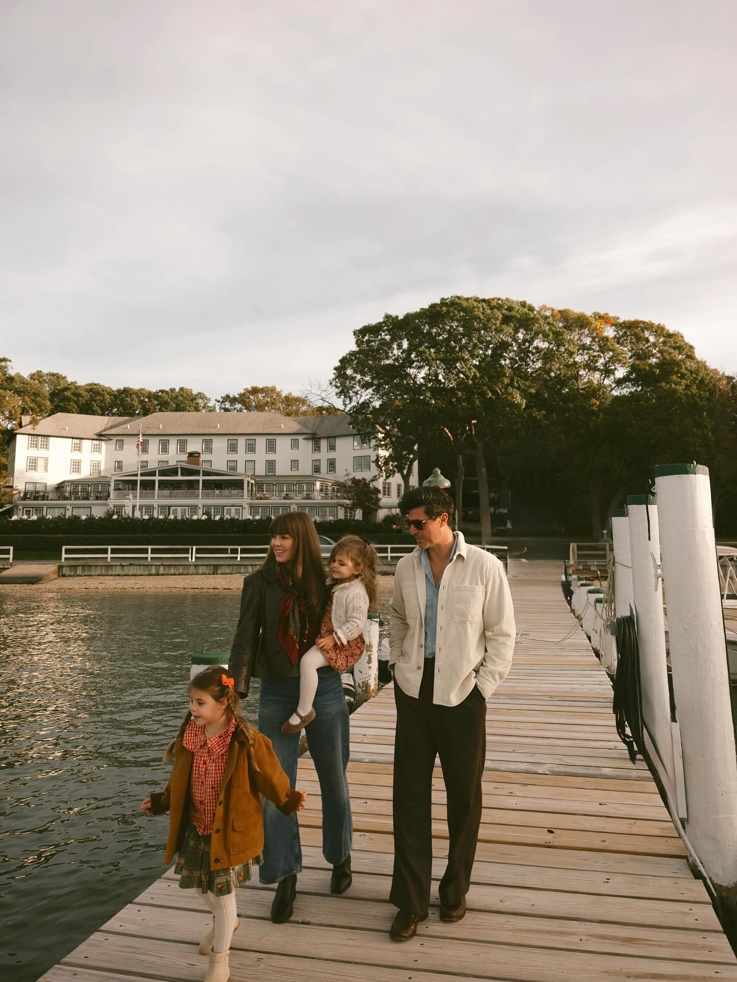 Our fall escape to Shelter Island 🛥️ There’s something truly magical about a place that makes family travel feel easy, because we all know traveling with littles can be anything but. @pridwin is that place where the kids are entertained, the parents can unwind, and everyone leaves feeling recharged. From s’mores fireside, tennis and bike rides to crafts, games, and outdoor movies, every detail feels thoughtful and every moment invites families to connect. The Pridwin reopens Friday, May 8, 2026, and it’s the kind of destination you’ll want on next summer’s list. 

If you’re coming from Connecticut, take the Bridgeport to Port Jefferson ferry. Driving the car right onto the boat was such a highlight for the girls (and honestly, for us too!). Be sure to book your tickets in advance, then enjoy the scenic ride across the Sound before heading toward Shelter Island. The drive winds along Long Island’s charming North Fork coast is sprinkled with farm stands overflowing with fall produce. The final ferry to Shelter Island is a quick 10 minutes and doesn’t require a reservation, making the journey just as effortless as the destination.

#LTKTravel #LTKFamily #LTKKids