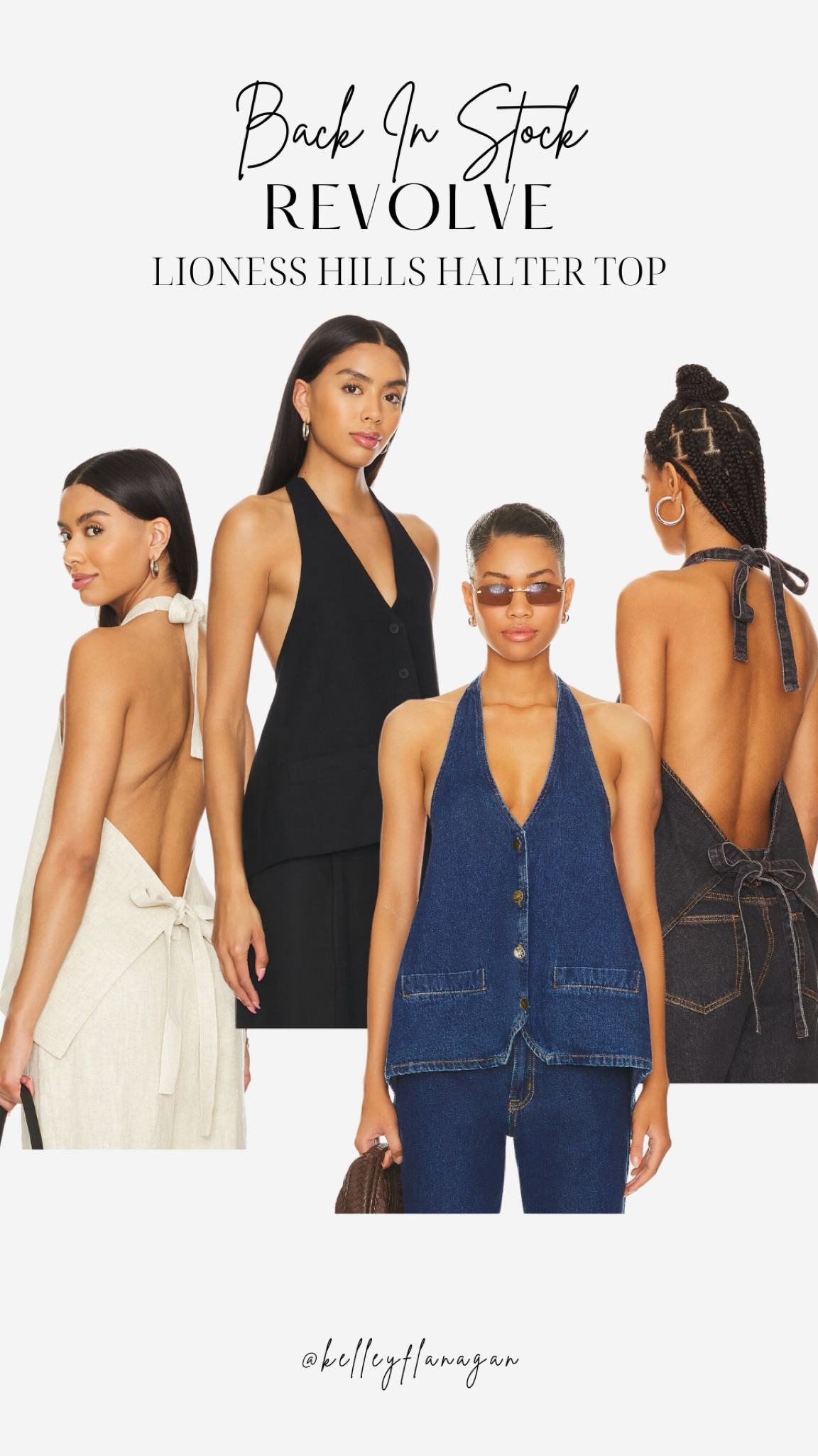 Back in stock! LIONESS Hills Halter Top! 

#LTKFindsUnder100 #LTKStyleTip #LTKSeasonal