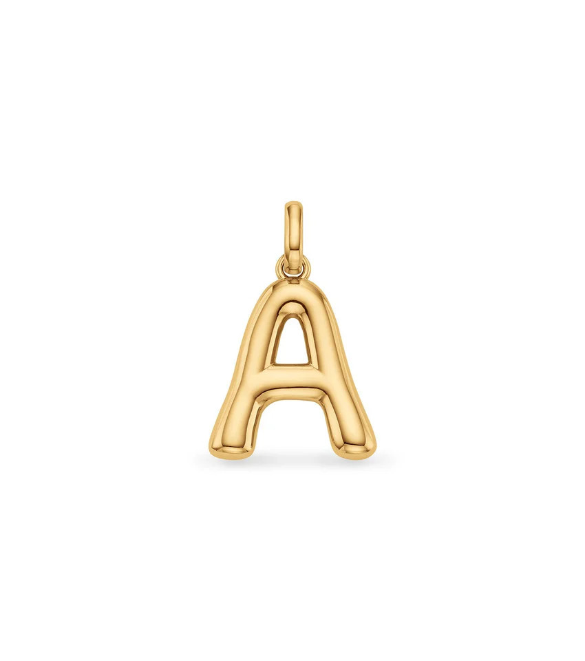 Molten Initial Pendant (Gold) | Abbott Lyon