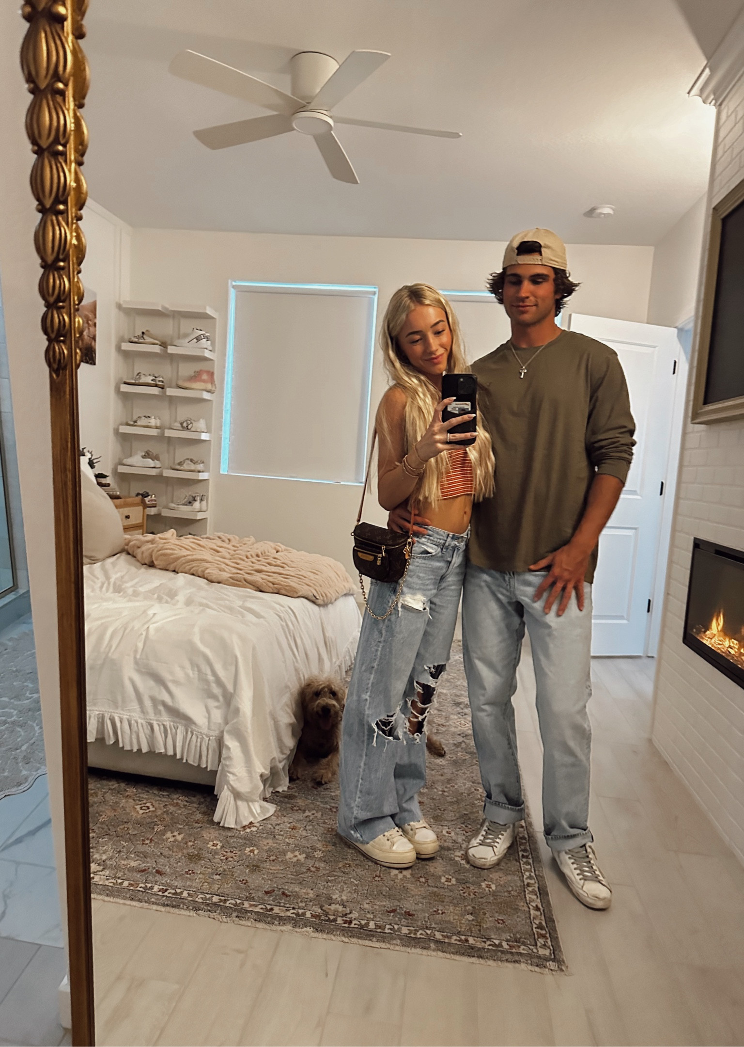 AE Fit Check🤎 #AEpartner #AEJeans