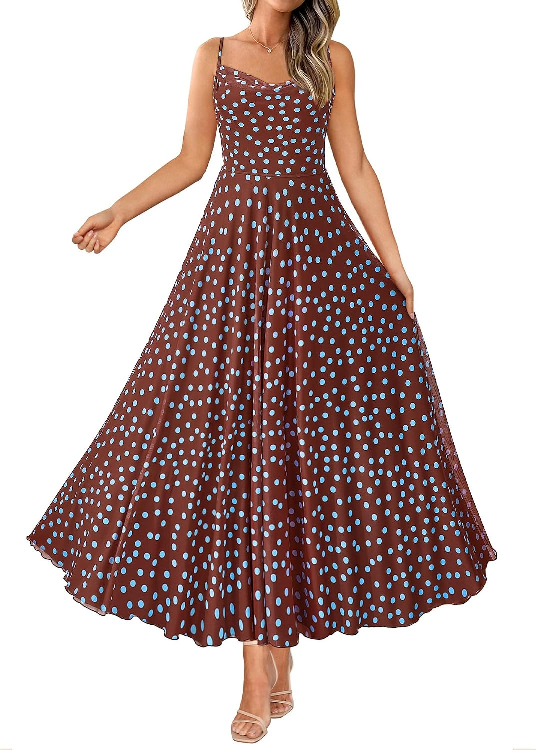 BTFBM Women Summer Maxi Dresses Elegant Wedding Guest Dress | Amazon (US)