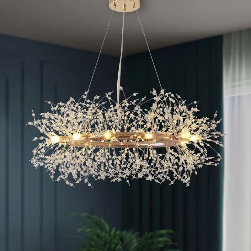 Nikoal 12 - Light Dimmable Wagon Wheel Chandelier | Wayfair North America