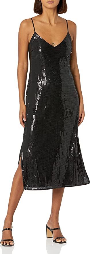 The Drop Women's Zayne Holiday Shine Slip Dress | Amazon (US)