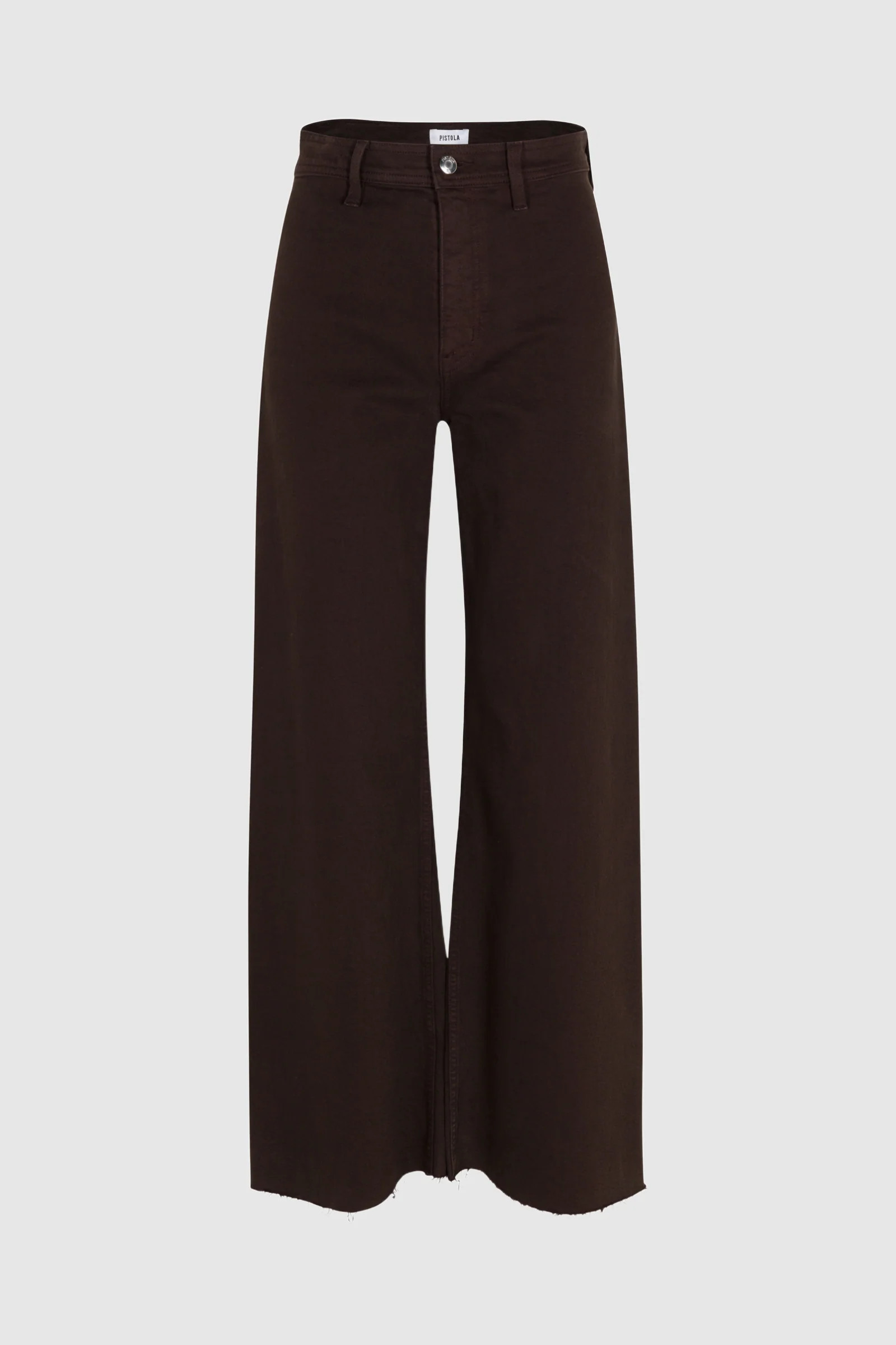 PETITE Penny High Rise Wide Leg Jean - Mocha | Pistola Denim
