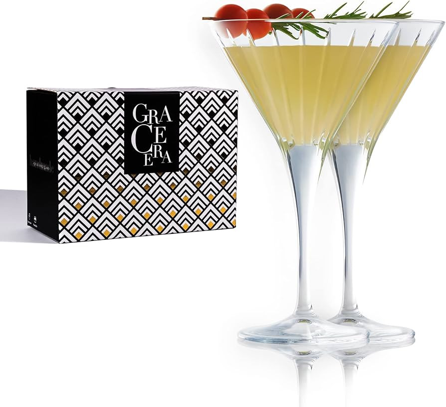 Martini Glasses Set Cocktail Glass Set Premium Glassware Set, for Bar Martini, Cosmopolitan, Giml... | Amazon (US)