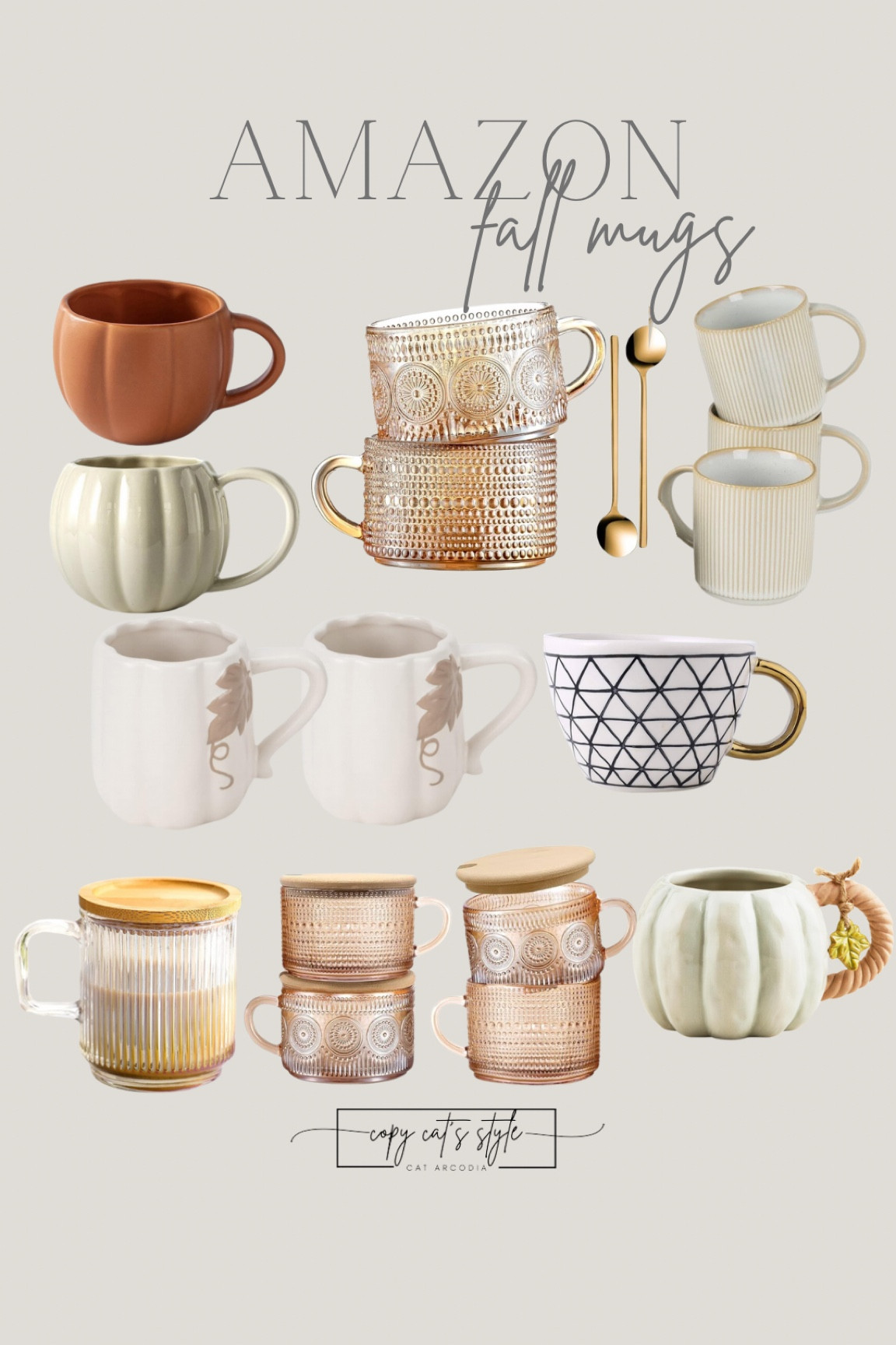 Amazon Fall Mugs, fall kitchen, pumpkin mug, coffee cups

#LTKHome #LTKFindsUnder50 #LTKSeasonal