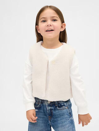 Baby & Toddler Sherpa Vest | Gap (US)