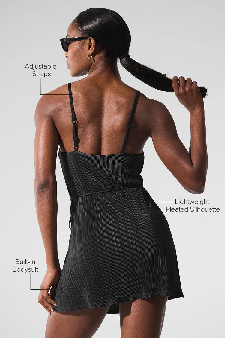 Micro Plisse Game On Tennis Dress | Alo Yoga (US)