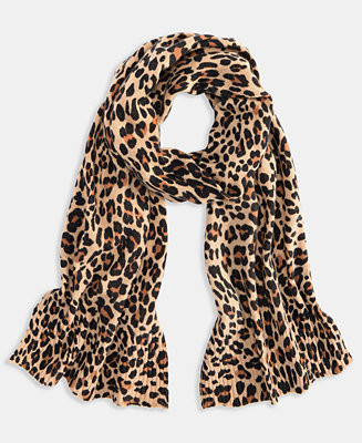 Charter Club Women's 100% Cashmere Animal-Print Scarf, Exclusively at Macy's - Macy's | Macy's