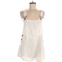 WeWoreWhat Overall Shorts: White Bottoms - Size Medium | ThredUp (US)
