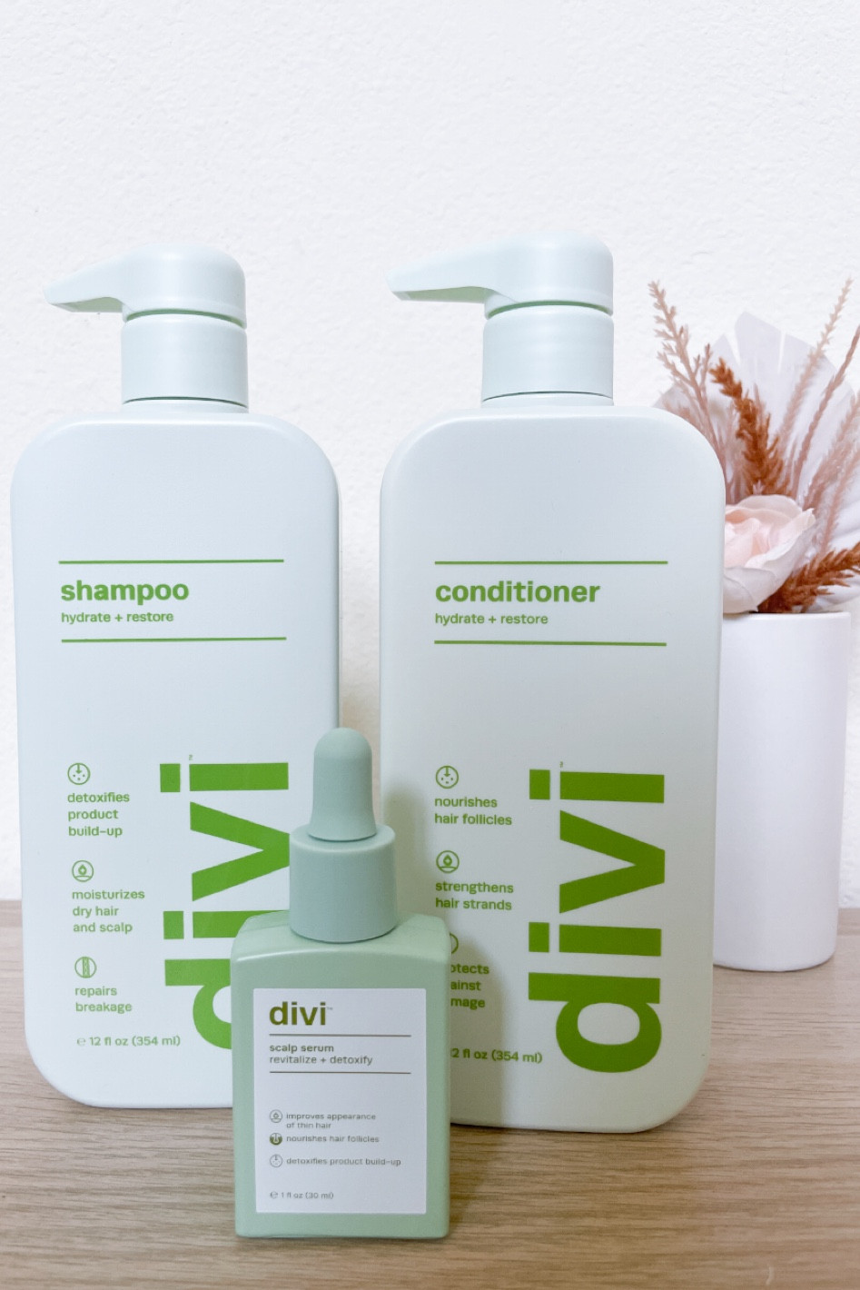 For the last 2 months,  I’ve been noticing that my hair is thinning out. Not sure why, maybe  stress, hormonal changes idk🤷‍♀️
So I’m going to give this shampoo/conditioner & scalp serum a try and hopefully it helps!🤞🏽
The scalp serum sounds like GOLD 💫
• improve the appearance of thin hair 
• nourishes hair follicles
• detoxifies product build up 

I also love the fact that I’m supporting a small business! 
Divi was developed by Dani Austin,  her own personal hair loss journey inspired her to create clean and effective products!💚


 

#LTKFind #LTKbeauty #LTKGiftGuide