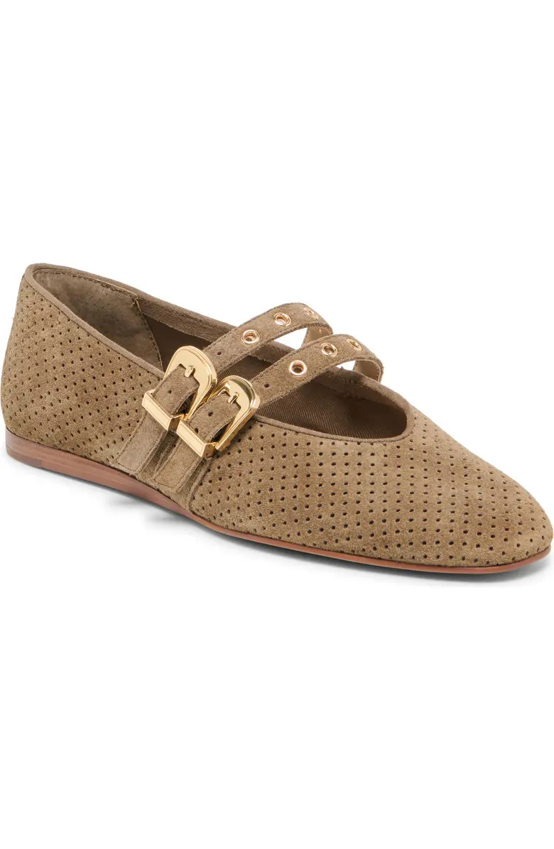 Baylee Grommet Mary Jane Flat (Women) | Nordstrom