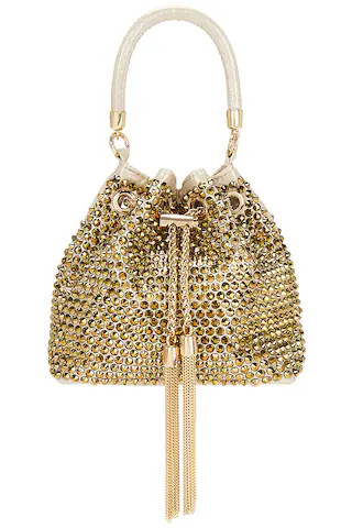 Sylvia Mesh Pouch in Gold | Revolve Clothing (Global)