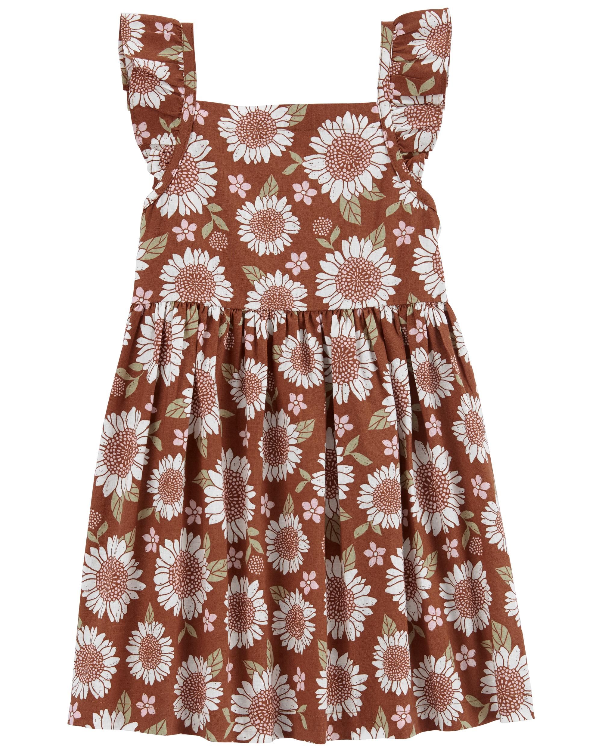 Sunflower Linen Dress | Carter's