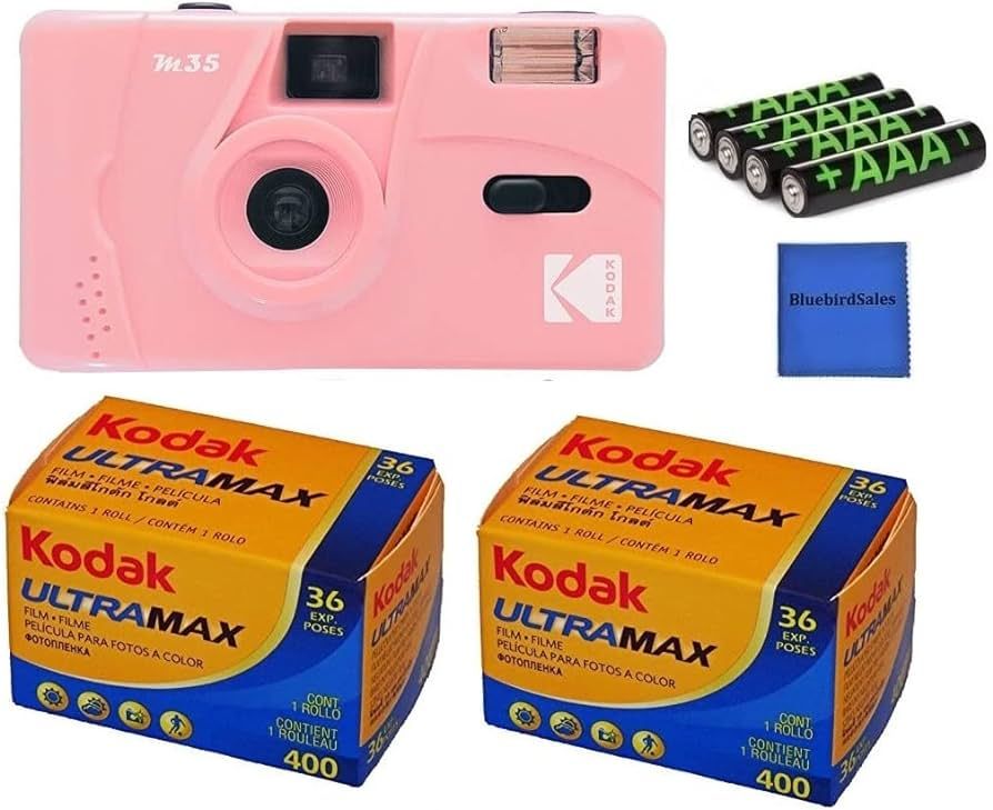 Kodak M35 Instant Camera Starter Bundle: 2 Kodak GC36 Film + 4 Pack AAA Batteries + Lens Cleaning... | Amazon (CA)