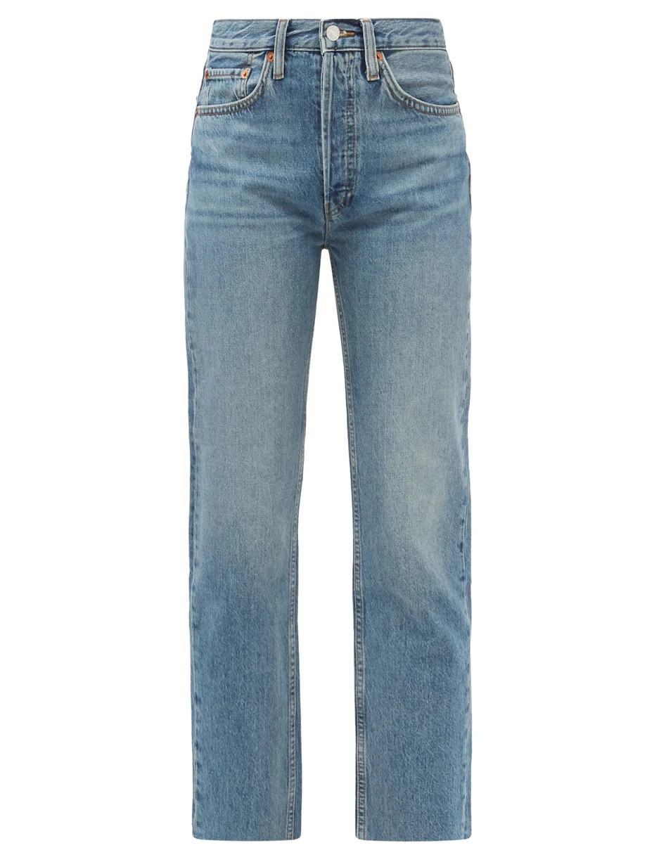 Rigid Stove Pipe high-rise straight-leg jeans | Matches (UK)