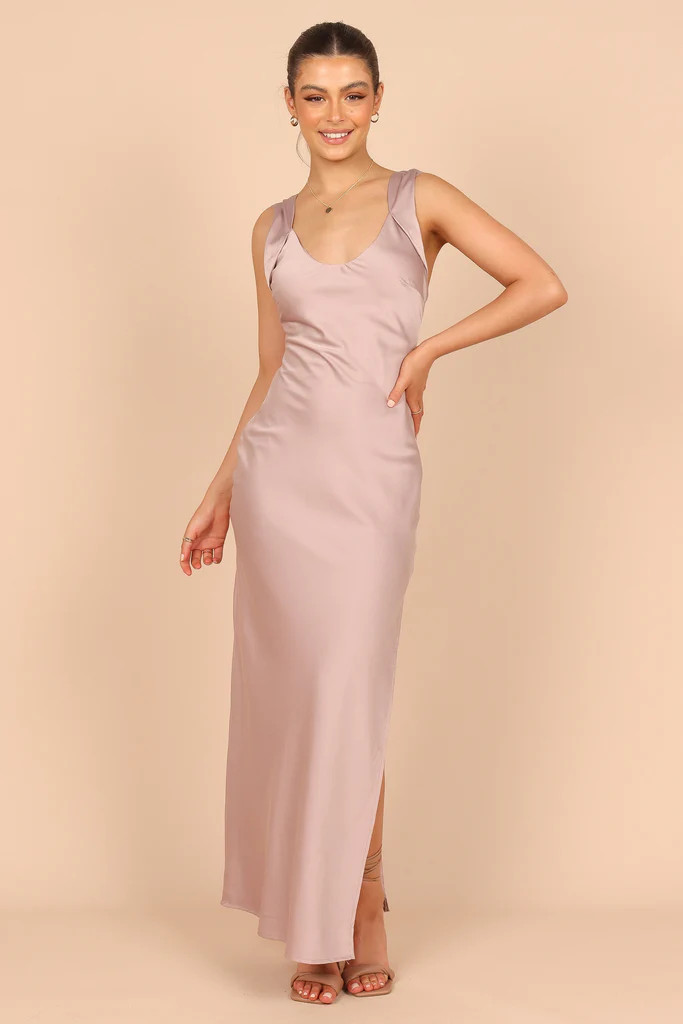 Carnation Cross Back Maxi Dress - Lilac | Petal & Pup (US)