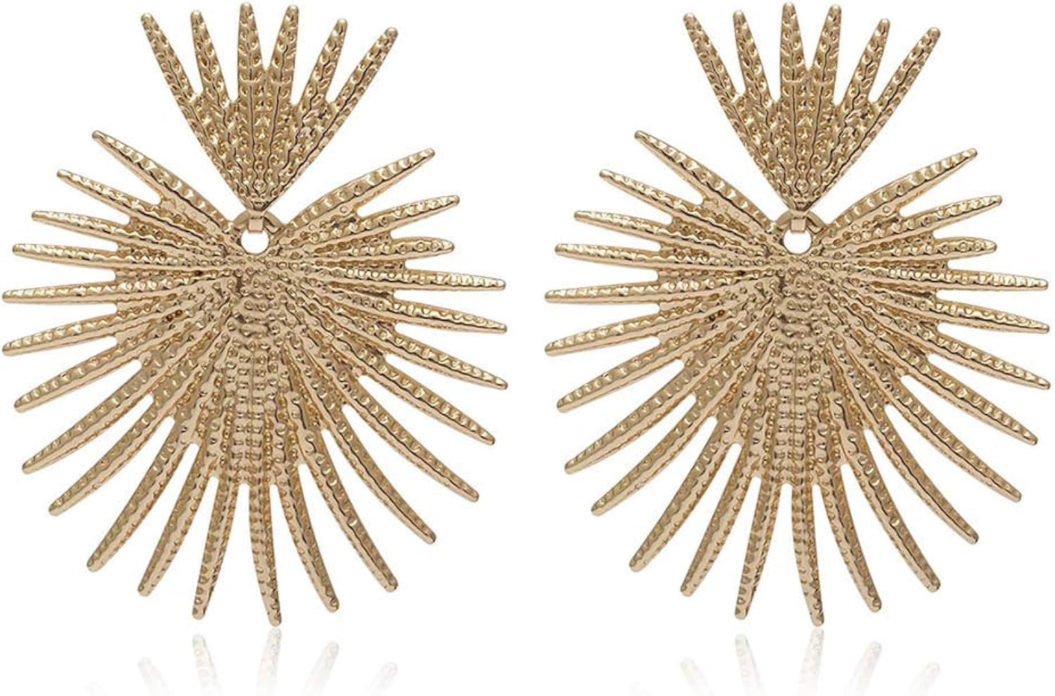 Bmadge Heart Dangle Earrings Leaf Statement Earrings Tassel Geometric Exaggerated Earrings Punk Mini | Amazon (US)