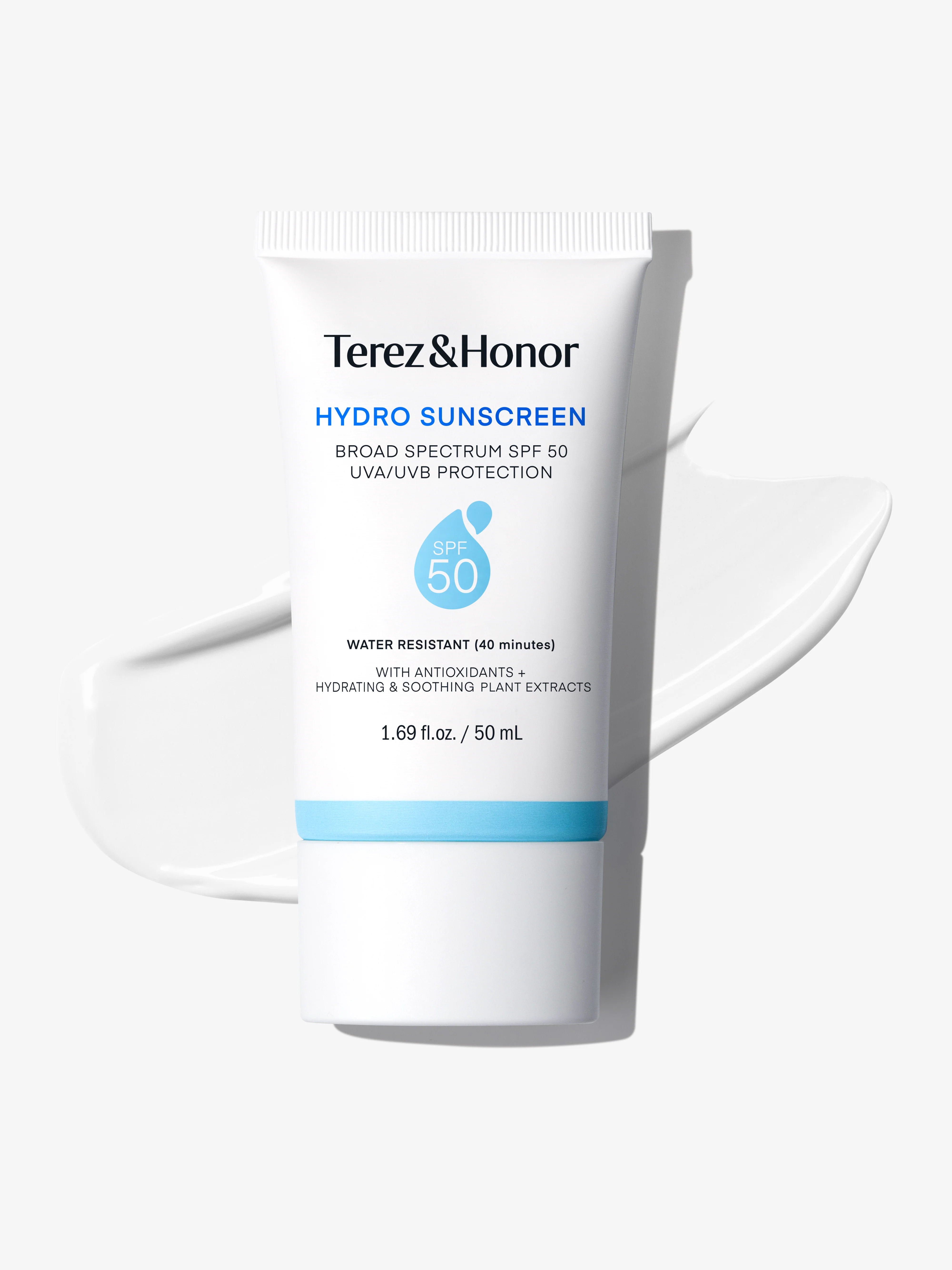 Hydro Face Sunscreen: SPF 50 | Terez & Honor