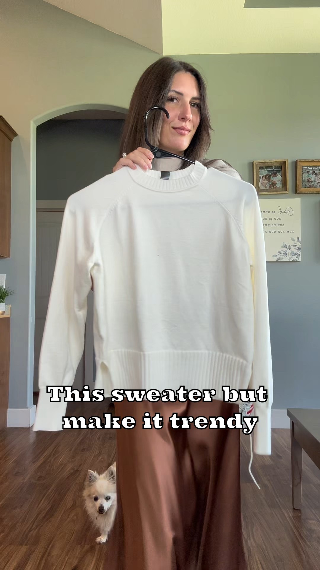 A basic sweater but make it trendy 

#LTKFindsUnder50 #LTKSeasonal #LTKStyleTip