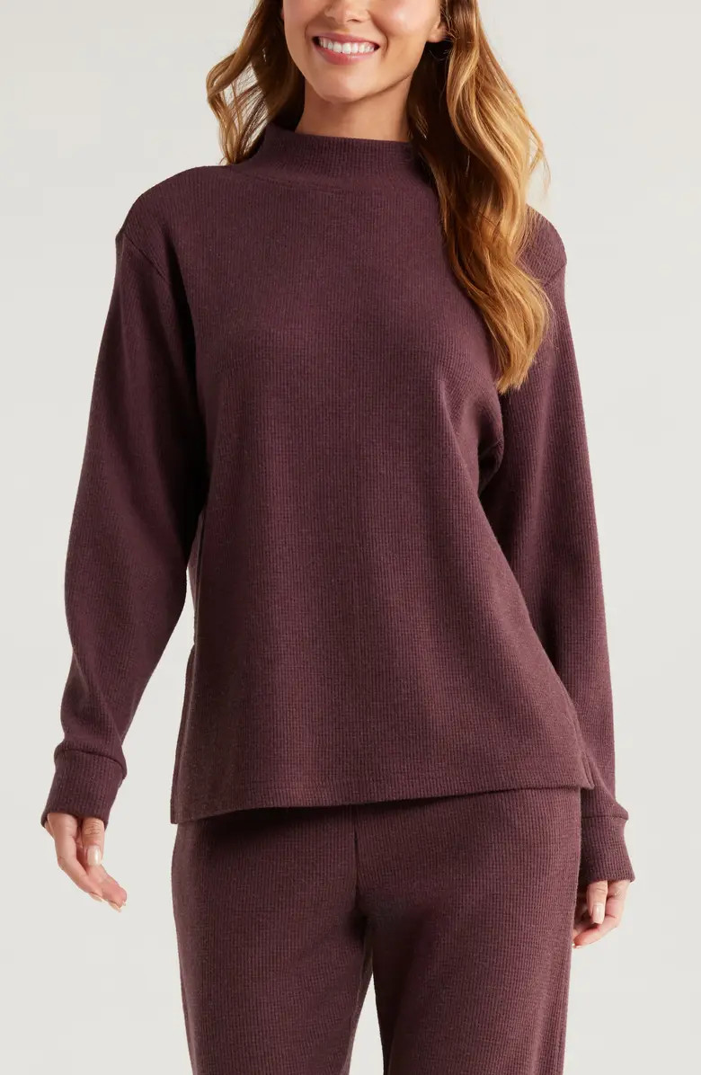 Zella Cozy Waffle Knit Tunic | Nordstrom | Nordstrom