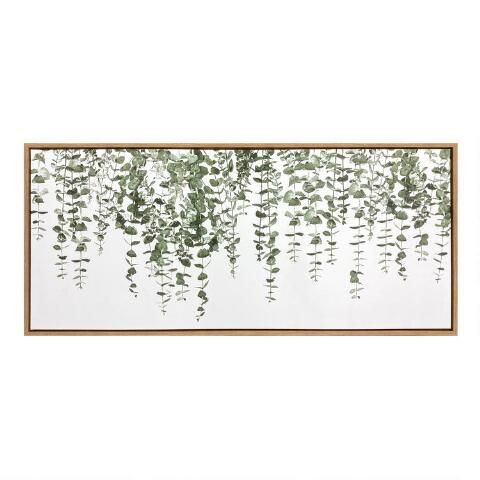 Greenery Vines Framed Canvas Wall Art | World Market
