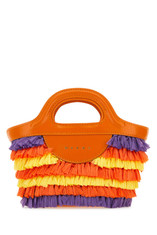Marni Logo Printed Fringe-Detailed Tote Bag | Cettire Global