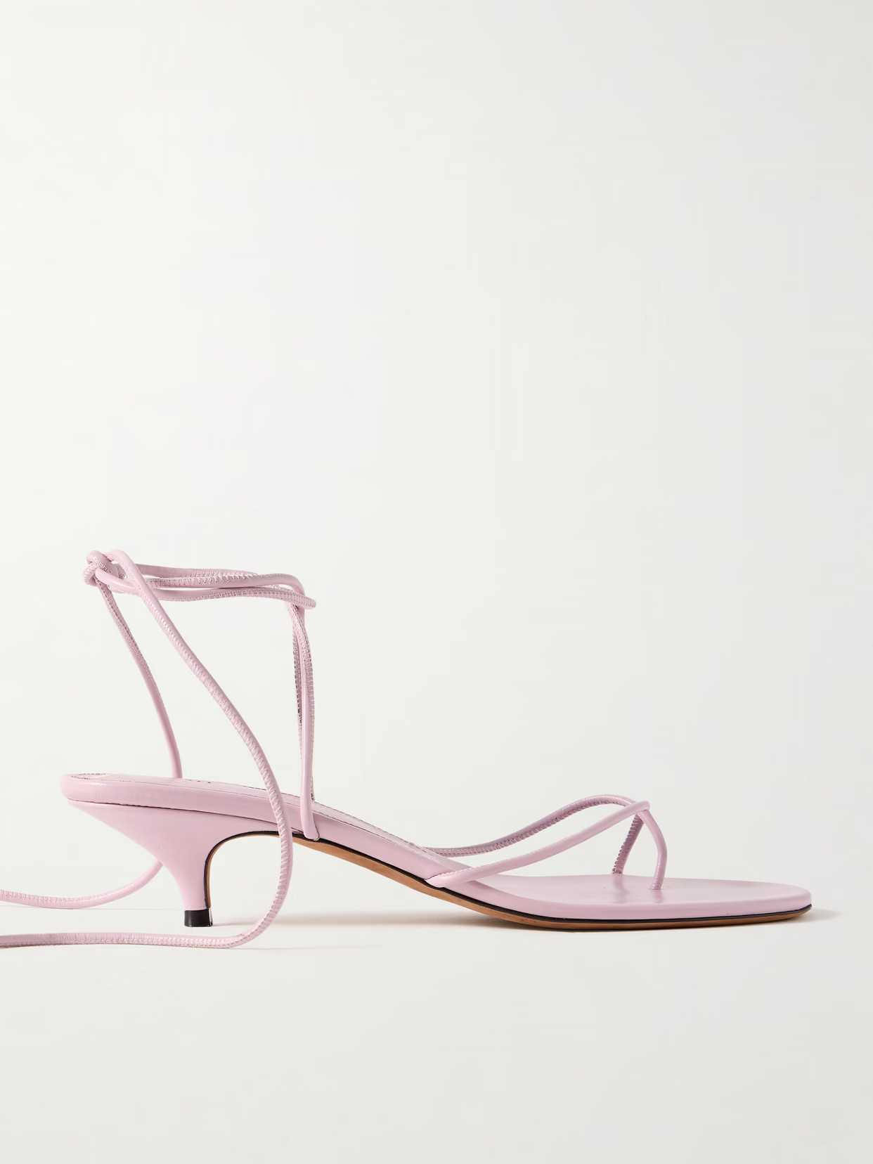 Proenza Schouler - Slash Tie Leather Sandals - Purple | NET-A-PORTER (US)