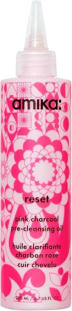 Amika Reset Pink Charcoal Scalp Cleansing Oil Unisex 6.7 oz (Pack of 1) | Amazon (US)