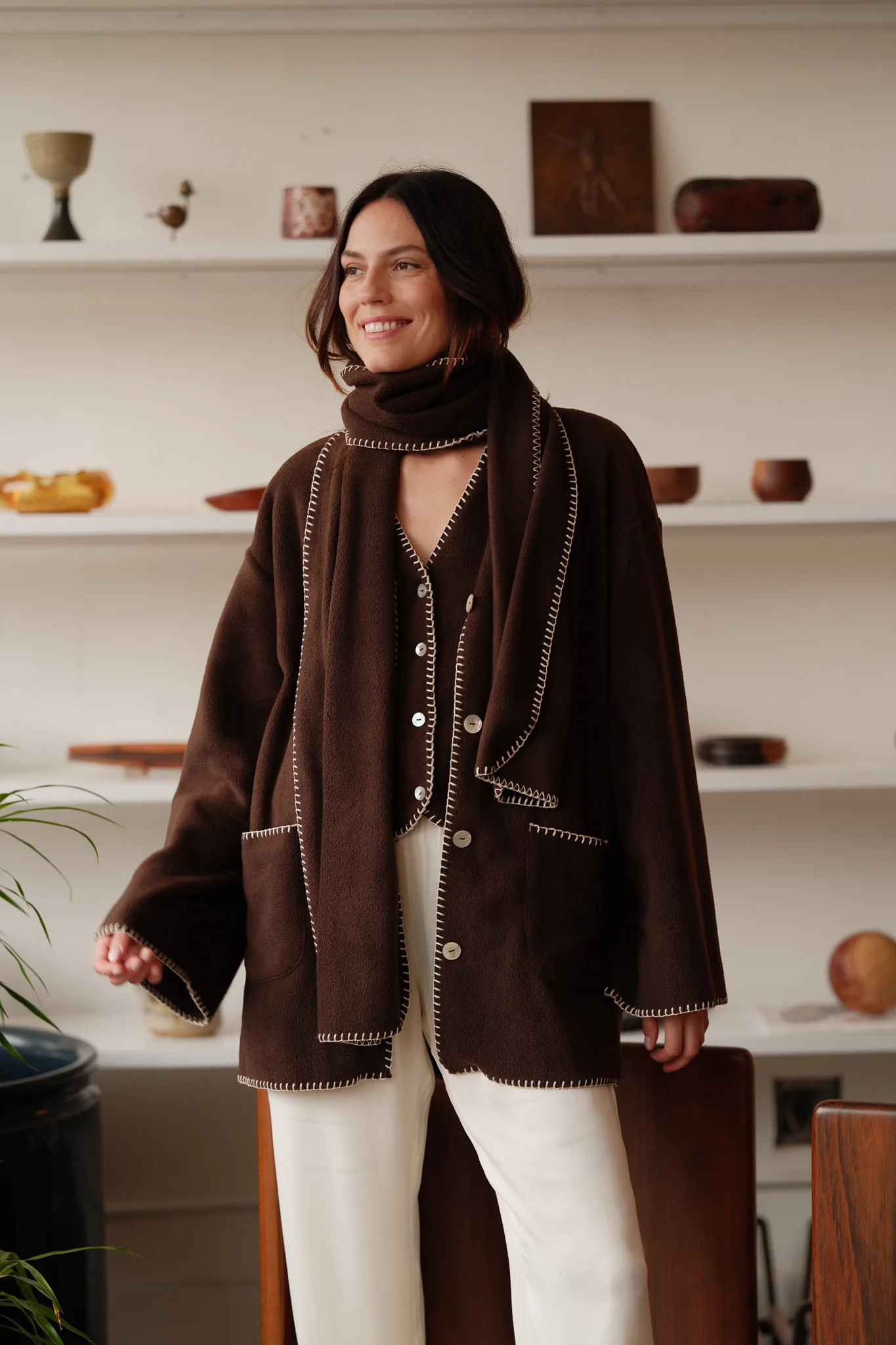 The Polar Fleece Stitch Jacket | DONNI.