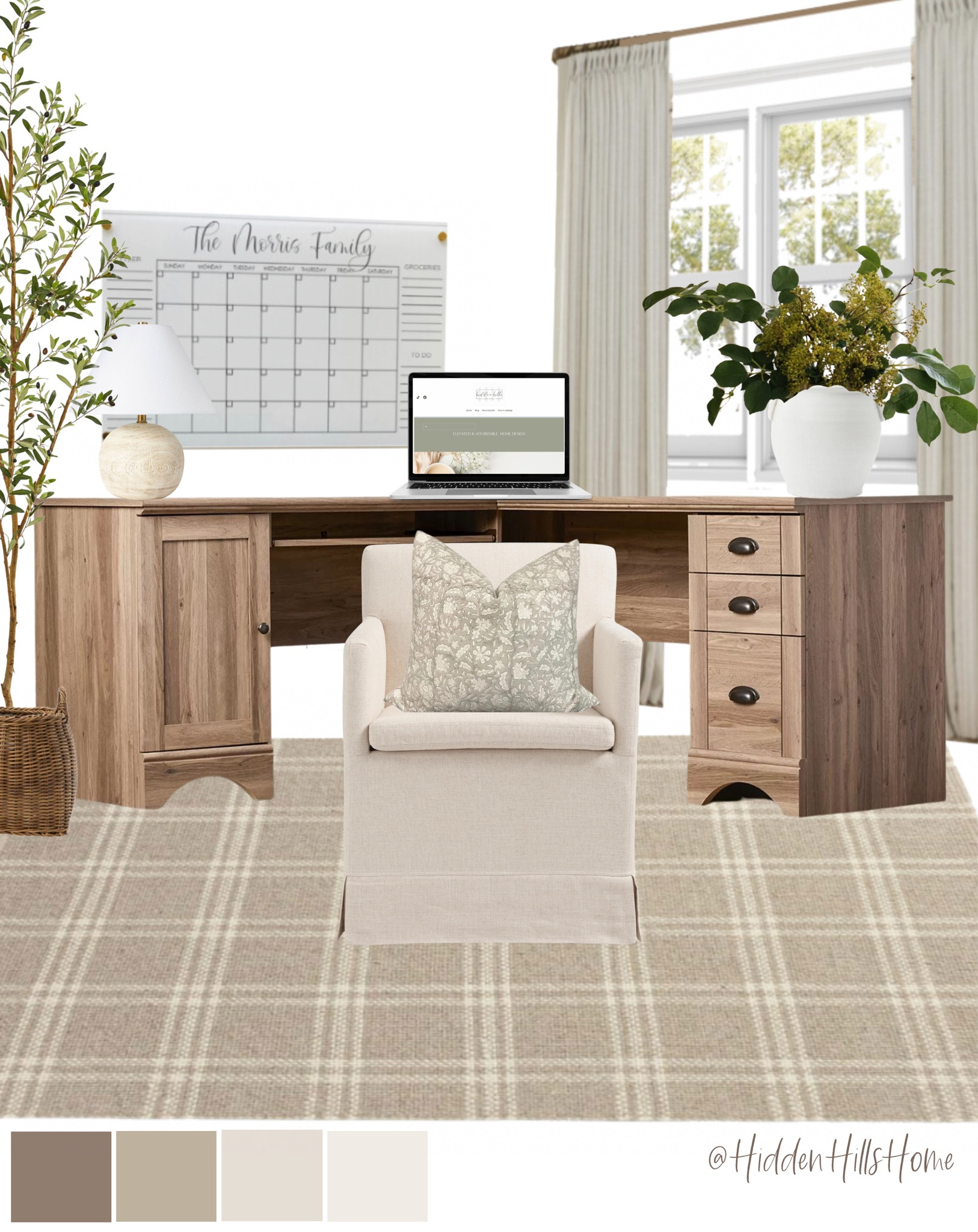 Home Office, L-Shaped Desk, home office desk, home decor ideas, office chair, office decor ideas, acrylic calendar #homeoffice #homedecor

#LTKworkwear #LTKsalealert #LTKhome