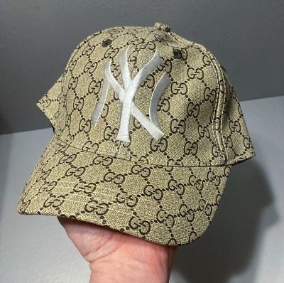 Authentic Gucci NY Yankees logo GG Cap BRAND NEW WITH TAGS | eBay US