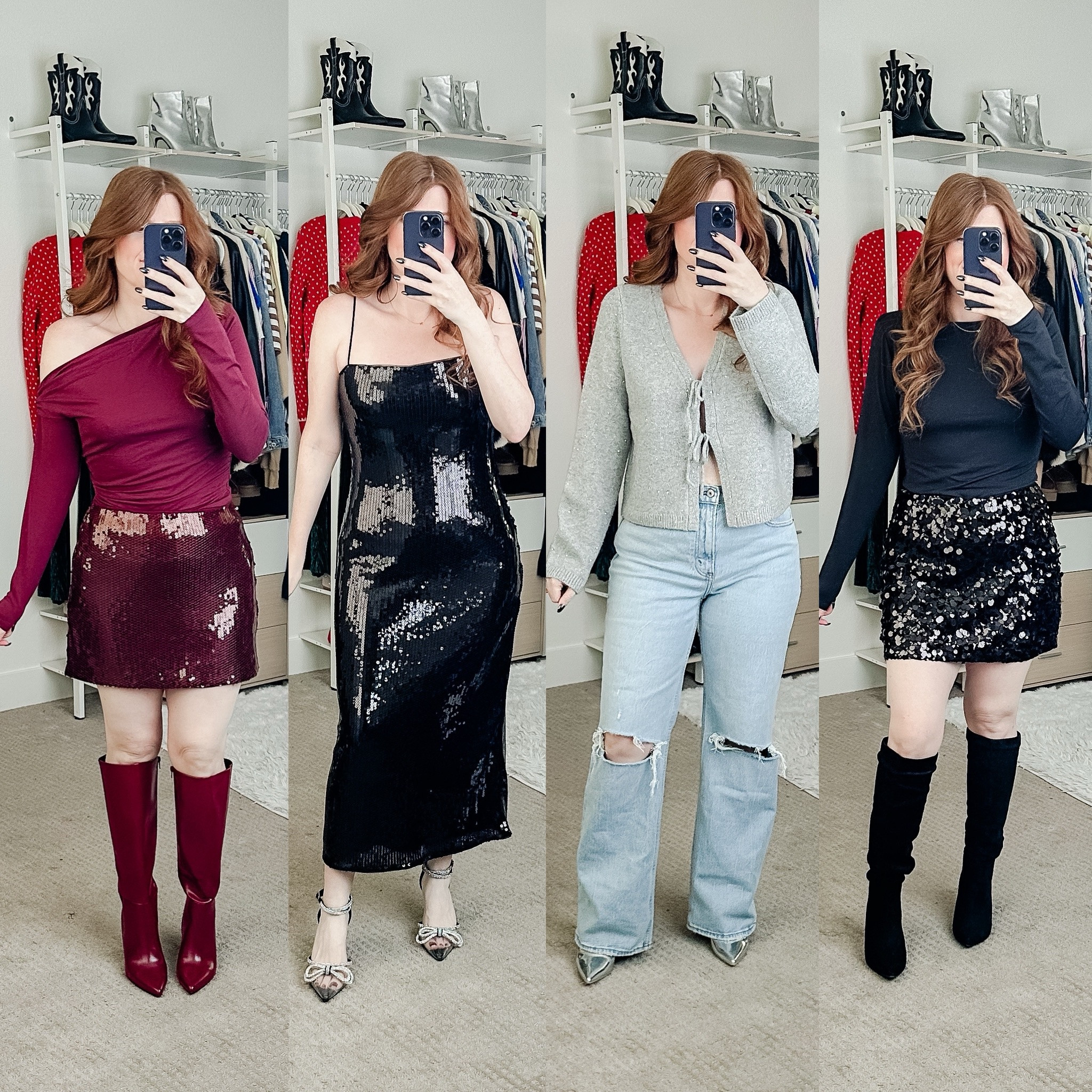 Holiday outfits from Abercrombie. 

Sequin skort. Sequin dress. Holiday dress. 

#LTKStyleTip #LTKHoliday #LTKFindsUnder100