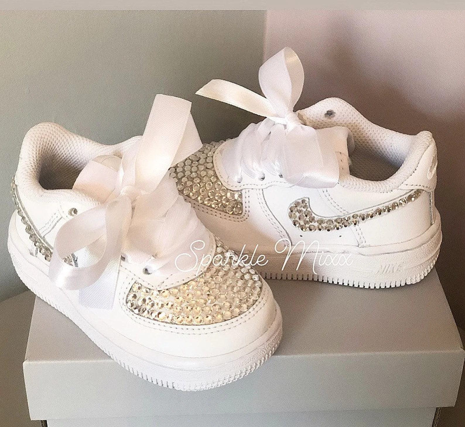 Custom Air Force 1s, Nike Air Force 1 For Kids, Bling Air Force 1, Custom Nike Trainers, Nike Air... | Etsy (US)