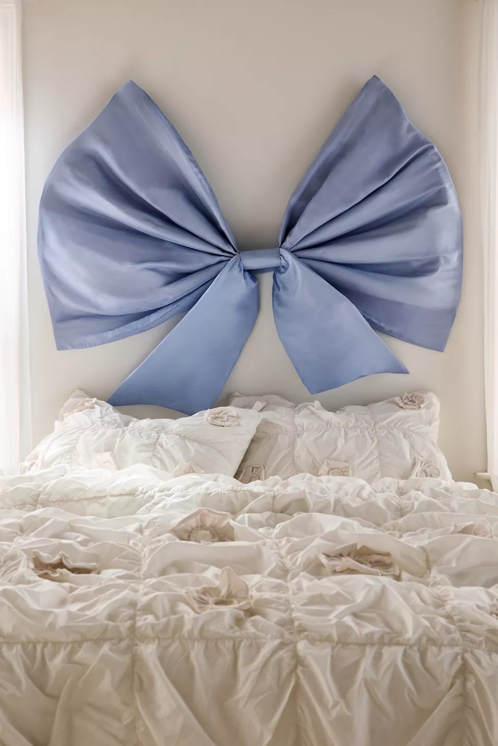 Bow Upholstered Floating Headboard | Urban Outfitters (US and RoW)