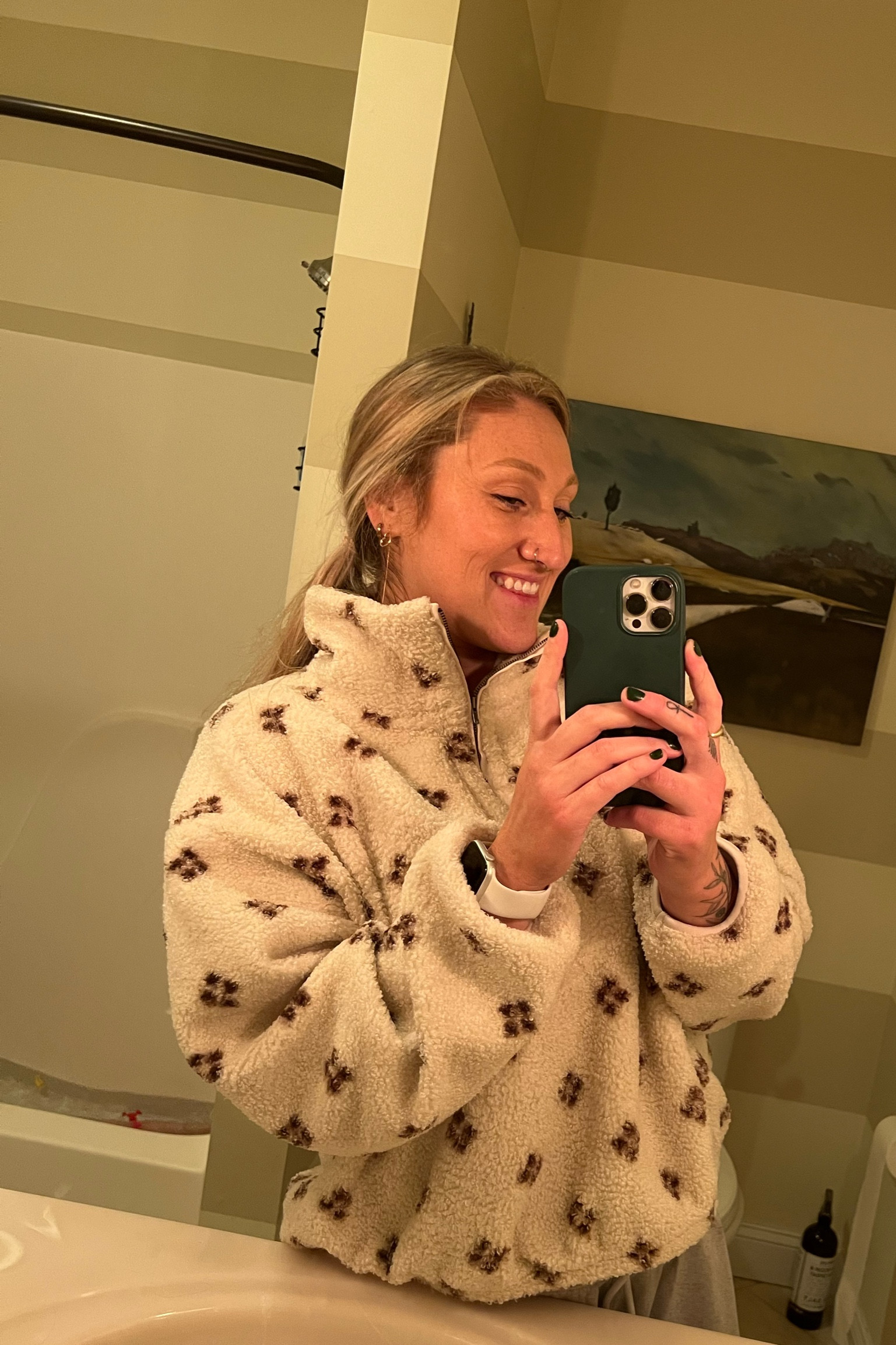 Sherpa fleece half zip!

#LTKGiftGuide #LTKFindsUnder100