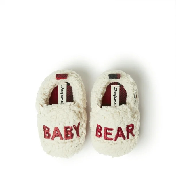 Dearfoams Buffalo Check Baby Bear Closed Back | Walmart (US)