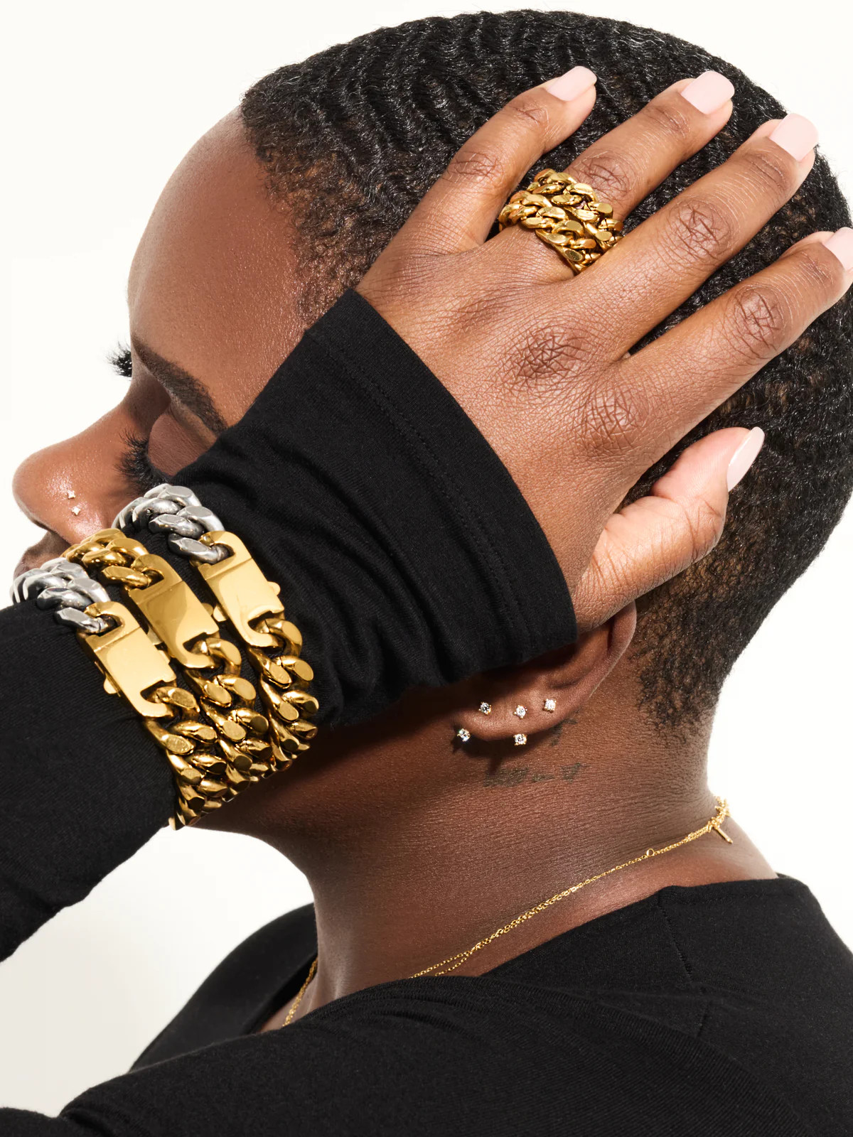 Chunky Cuban Bracelet | Garnished in Gold